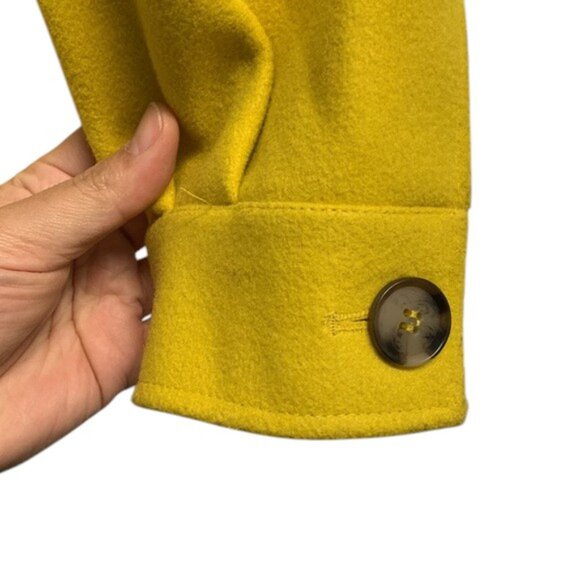 Avec Les Filles Flannel Shacket Women’s M Yellow Plaid Button Front Shirt Jacket - Picture 5 of 10